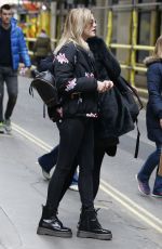 ASHLEY JAMES Out and About in London 02/14/2017
