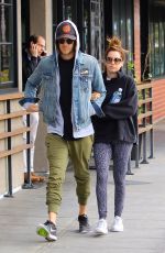 ASHLEY TISDALE and Christopher French Out in Los Angeles 02/19/2017