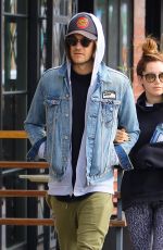 ASHLEY TISDALE and Christopher French Out in Los Angeles 02/19/2017