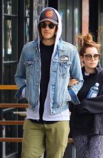 ASHLEY TISDALE and Christopher French Out in Los Angeles 02/19/2017