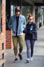 ASHLEY TISDALE and Christopher French Out in Los Angeles 02/19/2017