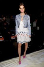 BARBARA PALVIN at Jeremy Scott Fashion Show at 2017 New York Fashion Week 02/10/2017