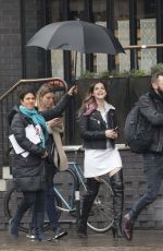 BARBARA PALVIN Out with Friends in London 02/15/2017