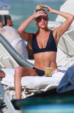 BARBIE BLANK in Bikini at a Beach in Miami 02/27/2017