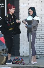 BELLA and DANI THORNE Out in Los Angeles 02/01/2017