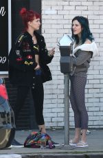 BELLA and DANI THORNE Out in Los Angeles 02/01/2017