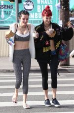 BELLA and DANI THORNE Out in Los Angeles 02/01/2017