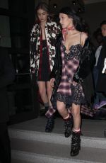BELLA and GIGI HADID Leaves Their Hotel in Milan 02/22/2017