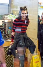 BELLA HADID and KENDALL JENNER at a McDonalds in New York 02/15/2017