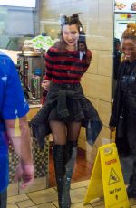 BELLA HADID and KENDALL JENNER at a McDonalds in New York 02/15/2017