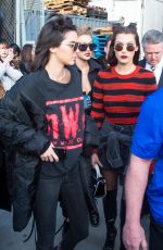 BELLA HADID and KENDALL JENNER at a McDonalds in New York 02/15/2017