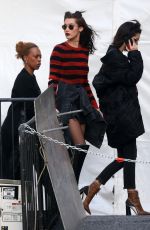 BELLA HADID and KENDALL JENNER at a McDonalds in New York 02/15/2017
