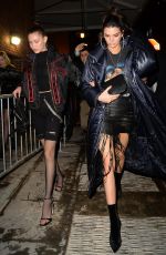 BELLA HADID and KENDALL JENNER at Fendi Party in New York 02/10/2017