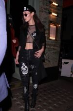 BELLA HADID and KENDALL JENNER at Sexy Fish Restaurant in London 02/18/2017