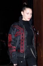 BELLA HADID Arrives at Fendi Party in New York 02/10/2017