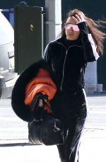BELLA HADID Arrives at Gigi
