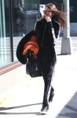 BELLA HADID Arrives at Gigi