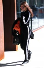 BELLA HADID Arrives at Gigi
