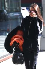 BELLA HADID Arrives at Gigi