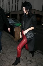 BELLA HADID Arrives at Lanvin Offices in Paris 02/27/2017