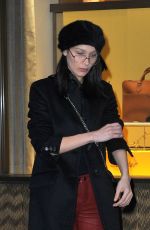 BELLA HADID Arrives at Lanvin Offices in Paris 02/27/2017