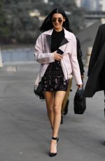 BELLA HADID Arrives at Versace Fashion Show in Milan 02/24/2017