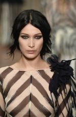 BELLA HADID at Alberta Ferretti Fashion Show in Milan 02/22/2017