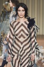 BELLA HADID at Alberta Ferretti Fashion Show in Milan 02/22/2017