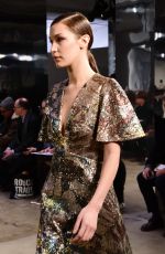BELLA HADID at Carolina Herrera Fashion Show at New york Fashion Week 02/13/2017