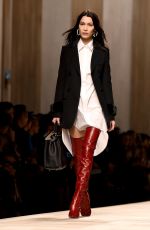 BELLA HADID at Fendi Fashion Show in Milan 02/23/2017