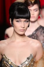 BELLA HADID at Moschino Fashion Show at Milan Fashion Week 02/23/2017