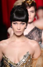 BELLA HADID at Moschino Fashion Show at Milan Fashion Week 02/23/2017
