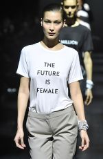 BELLA HADID at Prabal Gurung Fashion Show at NYFW in New York 02/12/2017