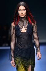 BELLA HADID at Vesrace Fashion Show at Milan Fashion Week 02/24/2017