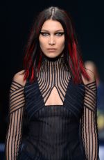 BELLA HADID at Vesrace Fashion Show at Milan Fashion Week 02/24/2017