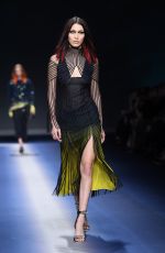 BELLA HADID at Vesrace Fashion Show at Milan Fashion Week 02/24/2017