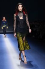 BELLA HADID at Vesrace Fashion Show at Milan Fashion Week 02/24/2017