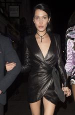 BELLA HADID Leaves Edition Hotel in London 02/20/2017