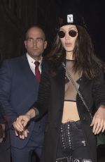 BELLA HADID Leaves Her Hotel in London 02/18/2017