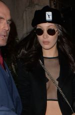 BELLA HADID Leaves Her Hotel in London 02/18/2017
