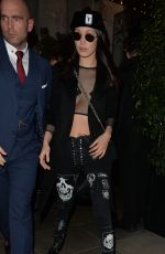 BELLA HADID Leaves Her Hotel in London 02/18/2017