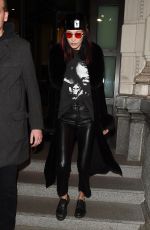 BELLA HADID Leaves Her Hotel in Milan 02/25/2017