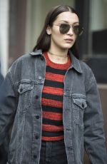 BELLA HADID Leaves Michael Kors Fashion Show in New York 02/15/2017