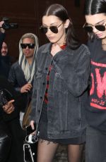 BELLA HADID Leaves Michael Kors Fashion Show in New York 02/15/2017