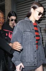 BELLA HADID Leaves Michael Kors Fashion Show in New York 02/15/2017