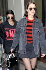 BELLA HADID Leaves Michael Kors Fashion Show in New York 02/15/2017