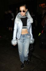 BELLA HADID Leaves Prabal Gurung Fashion Show in New York 02/1220/17 