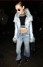 BELLA HADID Leaves Prabal Gurung Fashion Show in New York 02/1220/17 
