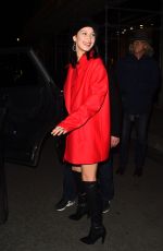 BELLA HADID Night Out in Paris 02/27/2017
