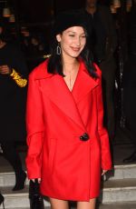 BELLA HADID Night Out in Paris 02/27/2017